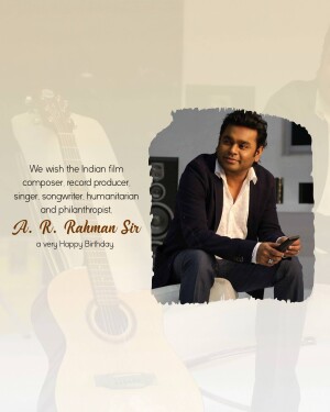 A R Rahman Poster_5454 A r rahman birthday poster download hd